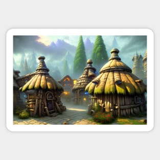 Orcish Village Sticker